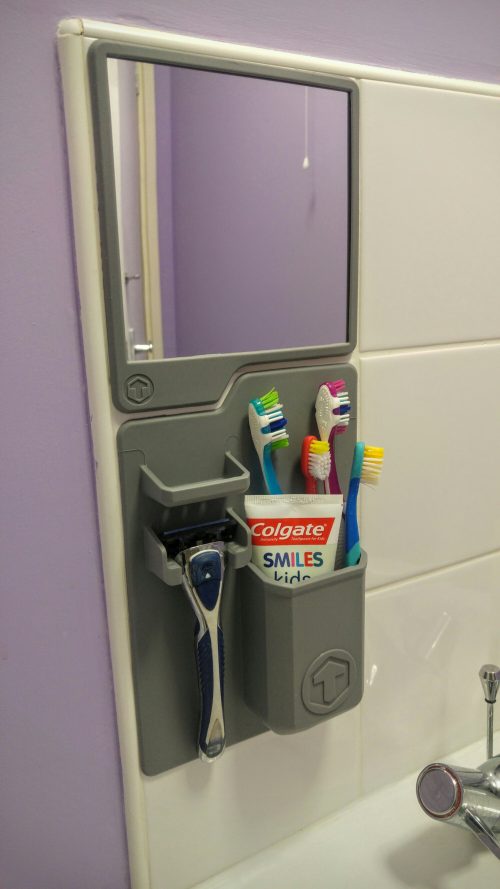Tooletries Mighty Toothbrush Holder & Mirror Review Relentlessly Purple
