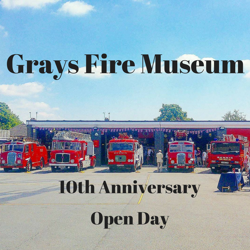Grays fire museum 10th anniversary open day