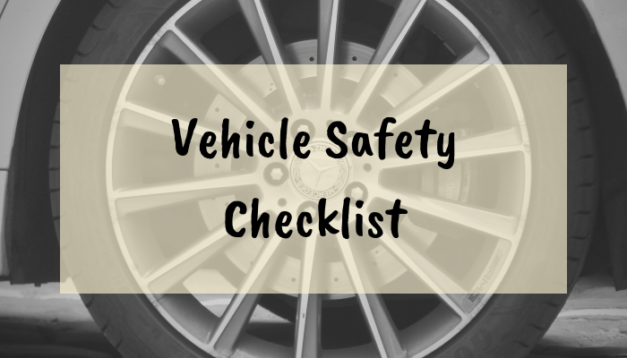 Vehicle Safety Checklist