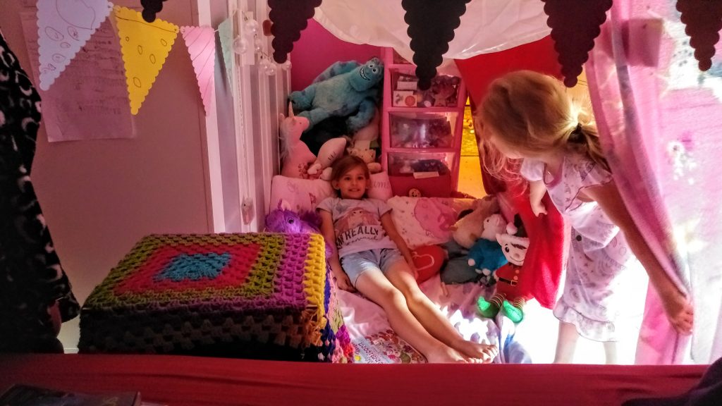 Blanket Fort Building Challenge Relentlessly Purple