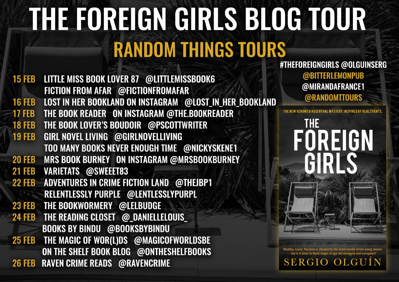 The Foreign girls blog tour poster